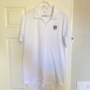 Men's White NFL On Field Apparel Nike Polo Size Large